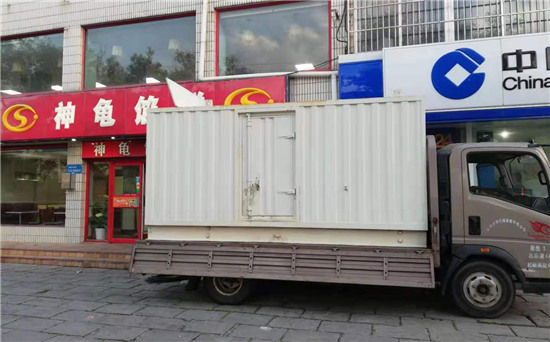 政和出租发电机施工案例